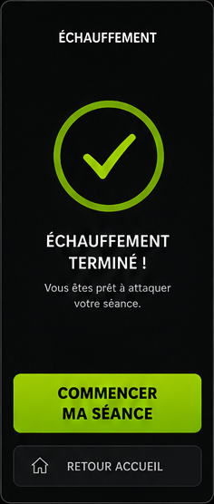 FERVEX échauffement terminé